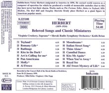Victor Herbert (1859-1924): Orchesterstücke &amp; Songs, CD