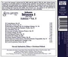 Johann Strauss I (1804-1849): Johann Strauss Edition Vol.5, CD