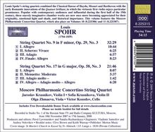 Louis Spohr (1784-1859): Streichquartette Vol.13, CD