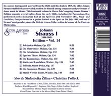 Johann Strauss I (1804-1849): Johann Strauss Edition Vol.14, CD