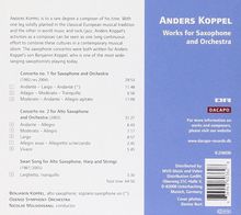 Anders Koppel (geb. 1947): Saxophonkonzerte Nr.1 &amp; 2, CD