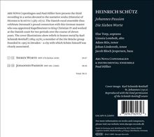 Heinrich Schütz (1585-1672): Die 7 letzten Worte Jesu Christi SWV 478, CD