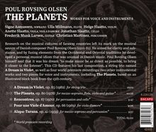 Poul Rovsing Olsen (1922-1982): The Planets op.80 für Mezzosopran, Flöte, Viola &amp; Gitarre, CD