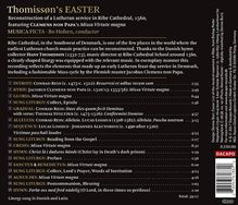 Musica Ficta - Thomisson's Easter, CD