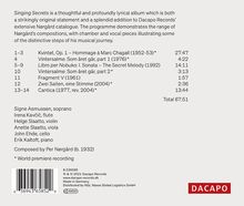 Per Nörgard (geb. 1932): Kammermusik &amp; Lieder - "Singing Secrets", CD