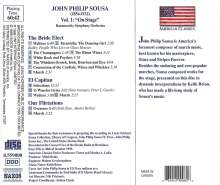 John Philip Sousa (1854-1932): Orchesterwerke Vol.1: On Stage, CD