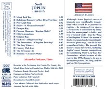 Scott Joplin (1868-1917): Piano-Rags, CD