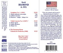 David Diamond (1915-2005): Symphonie Nr.1, CD