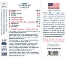 William Schuman (1910-1992): Symphonien Nr.4 &amp; 9, CD