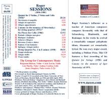 Roger Sessions (1896-1985): Streichquartett Nr.1, CD