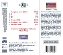 Michael Hersch (geb. 1971): Symphonien Nr.1 &amp; 2, CD