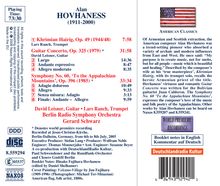 Alan Hovhaness (1911-2000): Symphonie Nr.60, CD