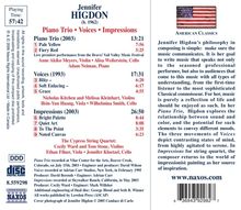 Jennifer Higdon (geb. 1962): Klaviertrio, CD