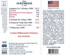 Jose Serebrier (geb. 1938): Symphonie Nr.2 "Partita", CD