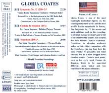 Gloria Coates (1938-2023): Symphonie Nr.15, CD
