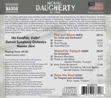 Michael Daugherty (geb. 1954): Fire and Blood für Violine &amp; Orchester, CD