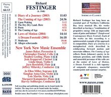 Richard Festinger (geb. 1948): Diary of a Journey, CD