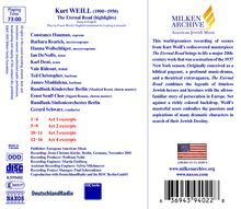 Kurt Weill (1900-1950): The Eternal Road (Musical), CD