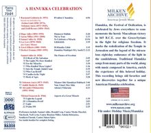 A Hanukka Celebration - Traditionelle Lieder &amp; Originalsätze, CD