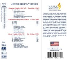 Jewish Operas Vol.1 - Szenen aus Opern, CD