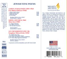 Jewish Tone Poems, CD