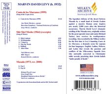 Marvin David Levy (1932-2015): Canto de los Marranos, CD