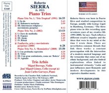 Roberto Sierra (geb. 1953): Klaviertrios Nr.1-3, CD