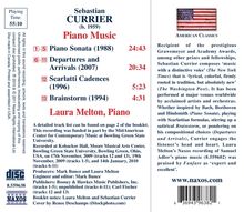 Sebastian Currier (geb. 1959): Klaviersonate (1988), CD