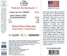 John Cage (1912-1992): Werke für 2 Klaviere Vol.2, CD
