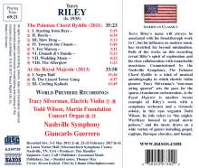 Terry Riley (geb. 1935): The Palmian Chord Ryddle für elektrische Violine &amp; Orchester, CD