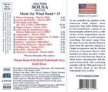 John Philip Sousa (1854-1932): Music for Wind Band Vol.15, CD