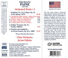 John Knowles Paine (1839-1906): Symphonie Nr.2, CD