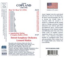 Aaron Copland (1900-1990): Appalachian Spring, CD