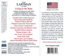 Lori Laitman (geb. 1955): Lieder "Living in the Body", 2 CDs