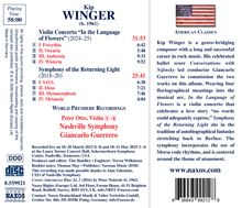 Kip Winger: Violin Concerto und Symphony. Nashville Symphony, Giancarlo Guerrero. Spielzeit: 58:00. American Classics.
