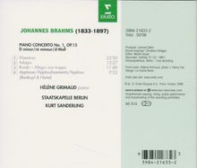 Johannes Brahms (1833-1897): Klavierkonzert Nr.1, CD