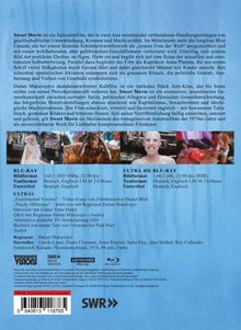 Es enthält Beschreibungen und technische Details zu "Sweet Movie", einem kontroversen Film, sowie ein Bild und Logos.
