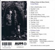 William Parker &amp; Ellen Christi: Cereal Music, CD