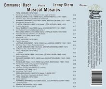 Emmanuel Bach &amp; Jenny Stern - Musical Mosaics, CD