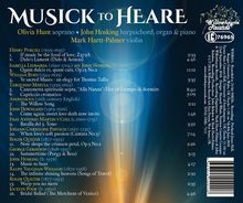 Olivia Hunt - Musick to Heare, CD