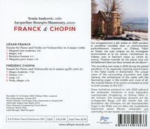 Cesar Franck (1822-1890): Sonate für Violine &amp; Klavier A-Dur (arr. für Cello &amp; Klavier), CD