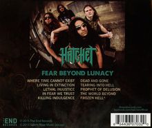 Hatchet: Fear Beyond Lunacy, CD