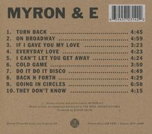 Myron &amp; E: Broadway, CD