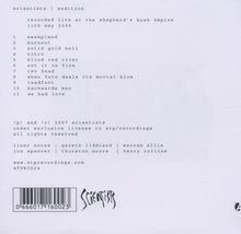 The Scientists: Sedition, CD