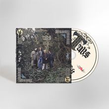 Text: "The Tubs", "Dead Meat". Cover zeigt vier Männer in einem Wald, umgeben von Blättern, mit verzierten Rahmen. CD sichtbar.