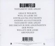 Blumfeld: Testament der Angst, CD