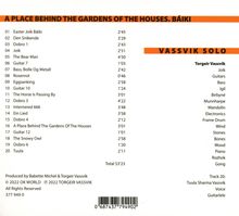 Torgeir Vassvik: A Place Behind The Gardens Of The Houses.Baiki, CD