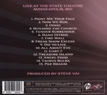 Steve Vai: Where The Wild Things Are: Live In Minneapolis 2007, CD