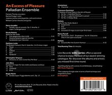 Palladian Ensemble - An Excess of Pleasure, CD