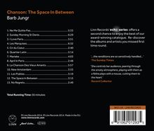 Barb Jungr (geb. 1954): Chanson: The Space In Between (Echo-Version), CD